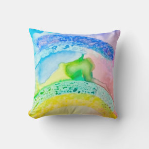 Watercolor Art/ Pattern/ Print/Pillow/Bedroom Throw Pillow