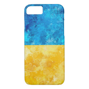 Watercolor art Ukrainian flag Case-Mate iPhone Case