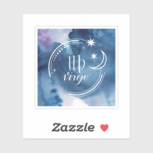 Watercolor Astrology - Virgo (Sheet)