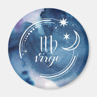 Watercolor Astrology - Virgo