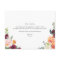 Watercolor Autumn Blooms Will You Be My Bridesmaid