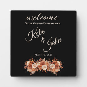 Watercolor Autumn Elegance- Plaque