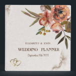 Watercolor Autumn Flowers Wedding Binder<br><div class="desc">Watercolor Autumn Flowers</div>