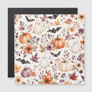 Watercolor Autumn Halloween Pattern