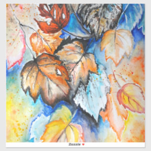 Watercolor - Autumn Leaves