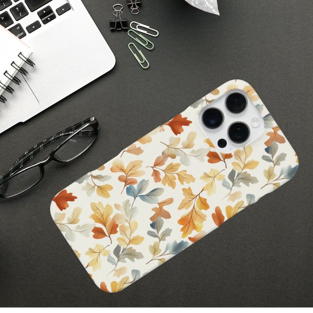 Watercolor Autumn Leaves – Cozy Fall Nature iPhone Case (Creator Uploaded)
