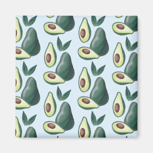 watercolor avocados magnet