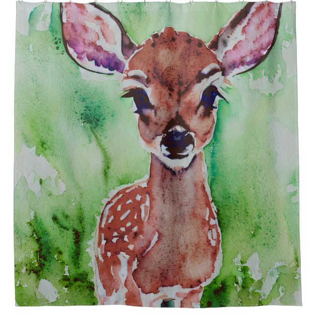 watercolor baby fawn (Front)