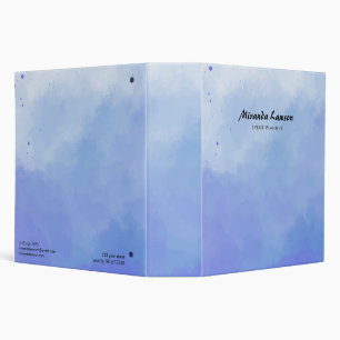 Watercolor background  binder