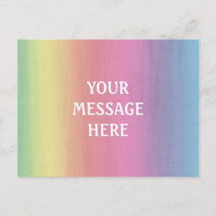 Watercolor background - Customize your own Postcard