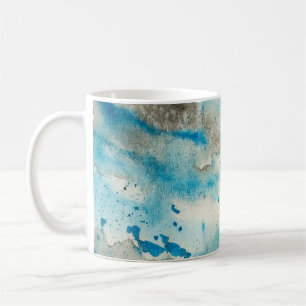 Watercolor background design coffee mug