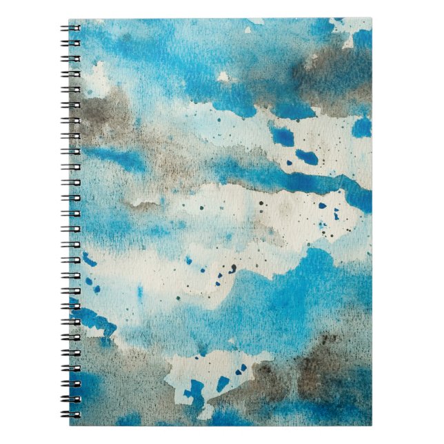 Watercolor background design notebook (Front)