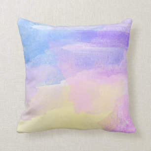 Watercolor Background Throw Pillow
