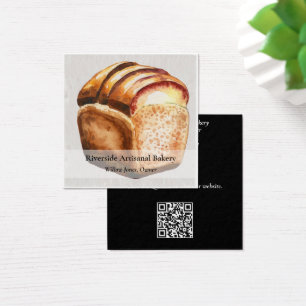 Watercolor Bakery Business Card 2