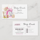 Watercolor Bakery Cake + Bakery Business Card