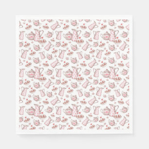 Watercolor Bakery Desserts Paper Napkin