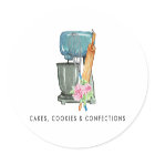 Watercolor Bakery Logo | Floral Business Card