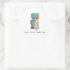 Watercolor Bakery Logo | Floral Business Card