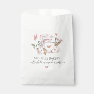 Watercolor Bakery stand mixer Favour Bag