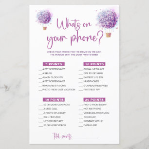 Watercolor Balloon Flowers What's On Your Phone