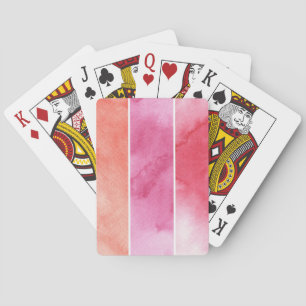 watercolor banners background for your design playing cards
