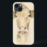 Watercolor Barn Animals | Cow iPhone 13 Case<br><div class="desc">Watercolor Barn Animals | Cow Artist: Grace Popp</div>