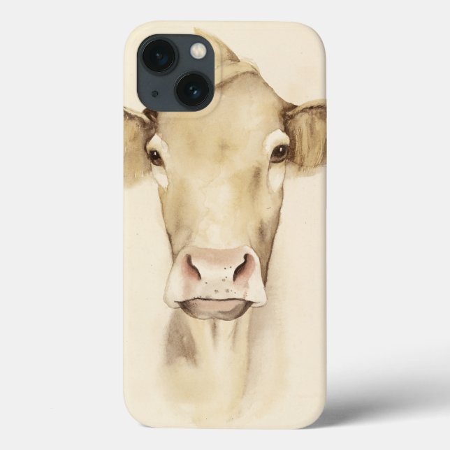 Watercolor Barn Animals | Cow Case-Mate iPhone Case (Back)