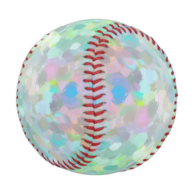 Watercolor Baseball (Angled)