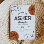 Watercolor Basketball Birthday Invitation<br><div class="desc">Watercolor Basketball Birthday Invitation
Ready to be personalized by you!</div>