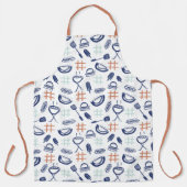 Watercolor BBQ Apron (Front)