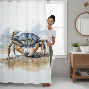Watercolor Beach Crab