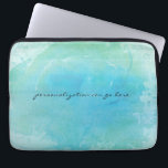 Watercolor Beach Ocean Sea Water Laptop Case Bag<br><div class="desc">Watercolor Beach Ocean Sea Water Laptop Case Bag. Customize it or leave it blank.</div>