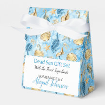 Watercolor Beach Sea Life Spa Gift Set Packaging