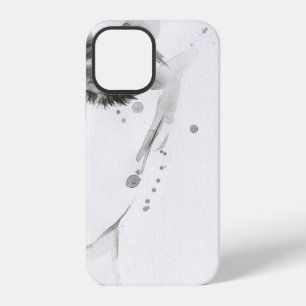 Watercolor beautiful woman face iPhone 12 case