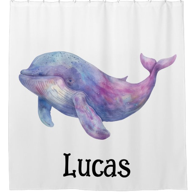 Watercolor Beluga Whale  (Front)