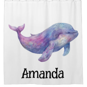 Watercolor Beluga Whale