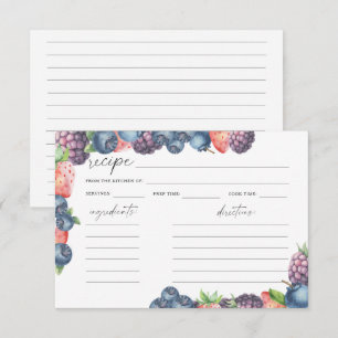 Watercolor berry Bridal shower