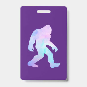 Watercolor Bigfoot       Badge