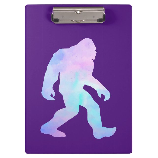 Watercolor Bigfoot      Clipboard (Front)