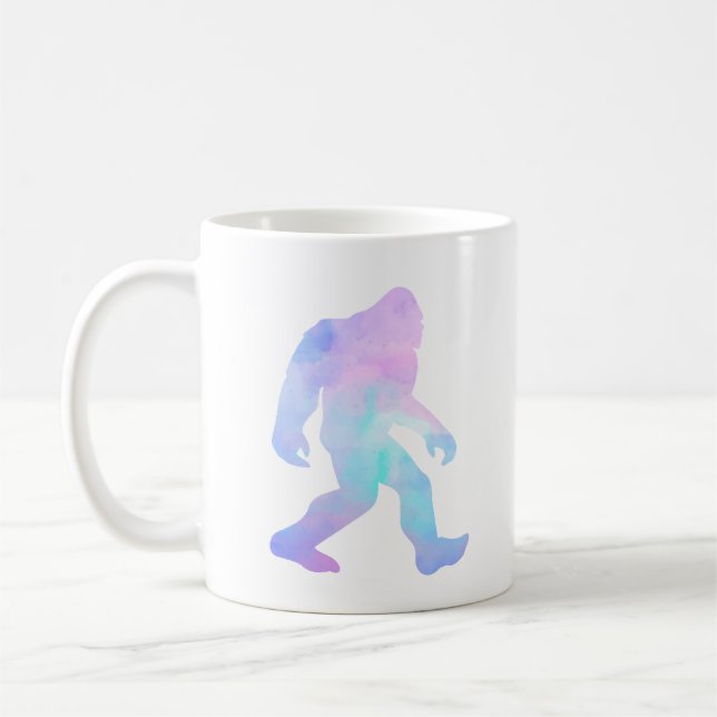 Watercolor Bigfoot       Coffee Mug (Left)