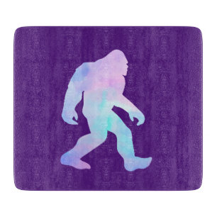 Watercolor Bigfoot      Cutting Board