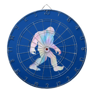 Watercolor Bigfoot       Dartboard
