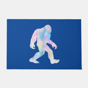 Watercolor Bigfoot Doormat
