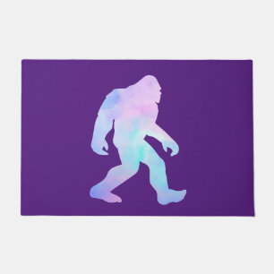 Watercolor Bigfoot Doormat