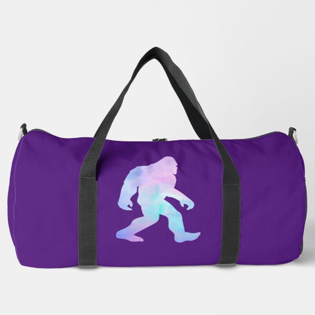 Watercolor Bigfoot    Duffle Bag (Front)
