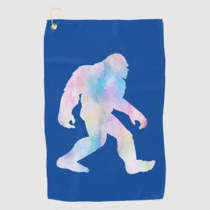 Watercolor Bigfoot            Golf Towel