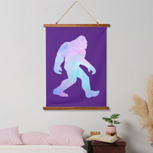 Watercolor Bigfoot      Hanging Tapestry
