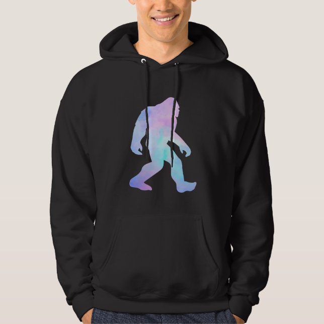Watercolor Bigfoot  Hoodie (Front)