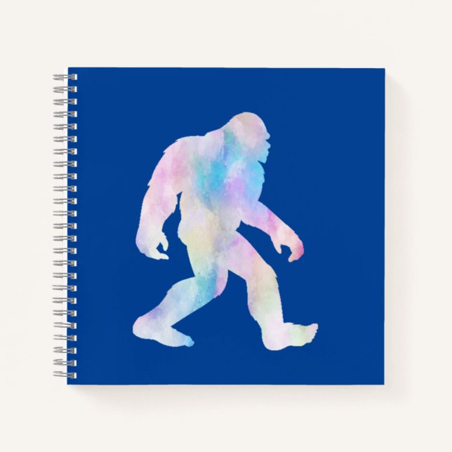 Watercolor Bigfoot      Notebook (Front)