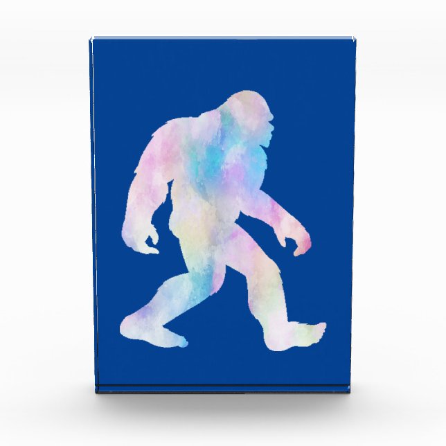 Watercolor Bigfoot            Photo Block (Front)